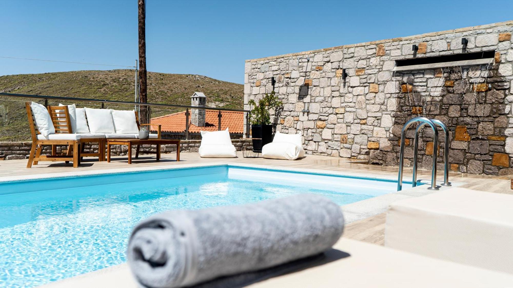 Lithoessa Luxury Apartments Agios Ioannis Kaspaka Exteriér fotografie